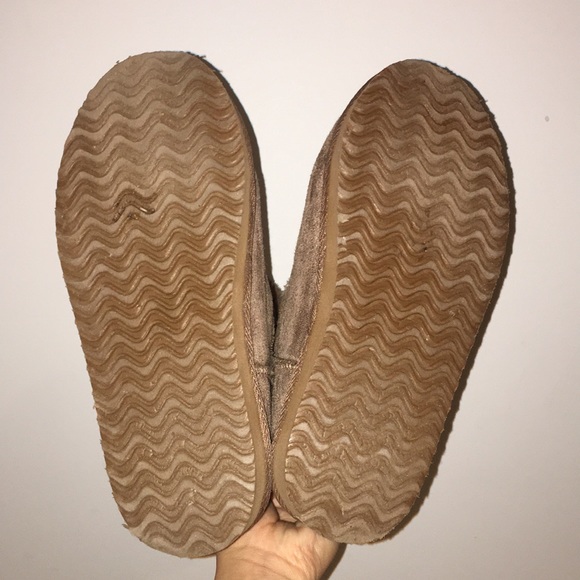 Brown Tan Fur Boots with Buttons - Picture 6 of 6